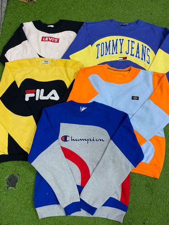 Upcycled Mixed branded sweatshirt #13-14