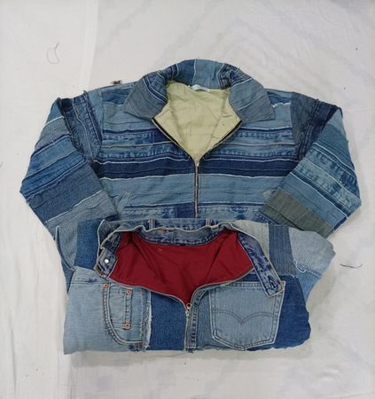 CR9541 Upcycled Levi's Mix Style Jackets