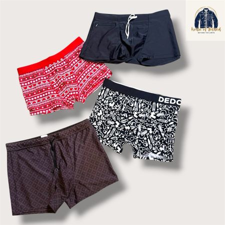 Branded boxer and underwear