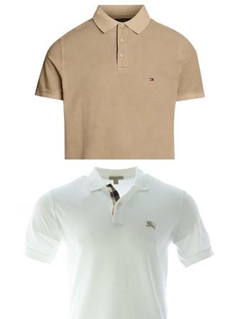 Burberry and Tommy Hilfiger Mix Polo Shirts