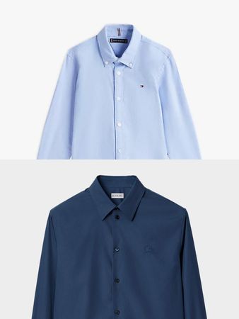 Mix Branded Button Down Shirts - Burberry and Tommy