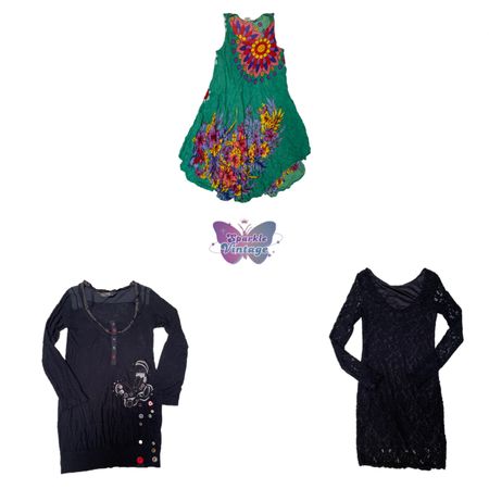 Floral Boho Sleeveless Dress (SV-078)
