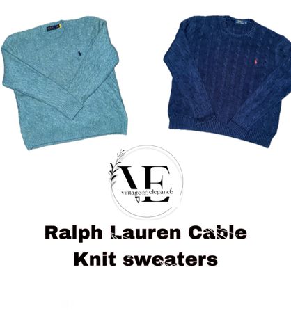 Custom handpick Polo Ralph Lauren Cable knit sweaters