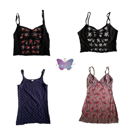 Vintage Cami Drop Sparkle Bundle (SV-085 )