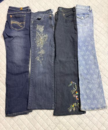 Y2k style unbranded flared jeans