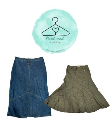 Y2k urban curation denim skirts (220626-28)