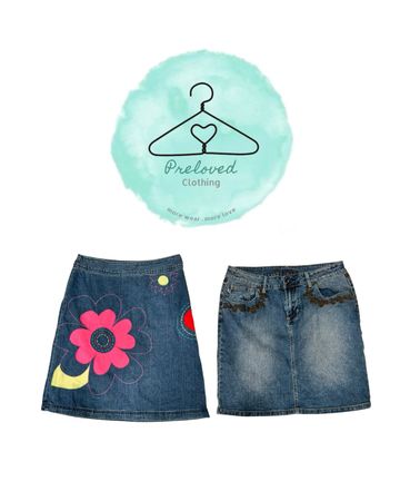Y2k beautiful denim skirts (220626-29)