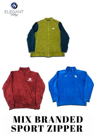 Mix Branded Sports Zipper - EVM1363