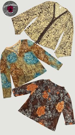 Y2k Boho blouse WR1884
