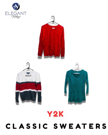Y2K Classic Sweaters - EV2132