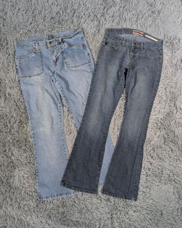 ***Y2K Embroidered Denim Jeans Wholesale