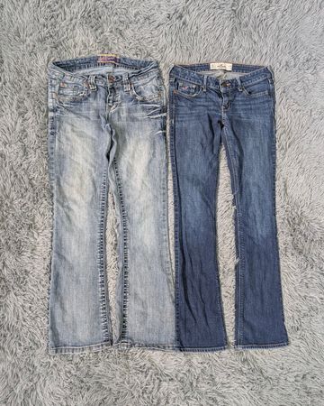 ***Y2K Bootcut & Flare Jeans | Embroidered Denim Mix