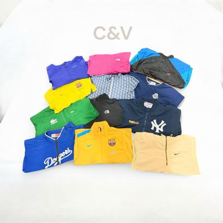 Veste coupe-vent Authentic Mix Branded des années 90