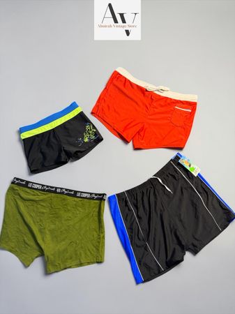 Branded boxe/cotton shorts