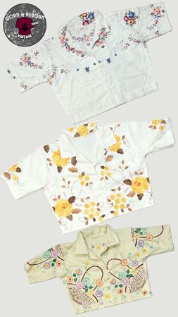Upcycled cropped shirts WR1914