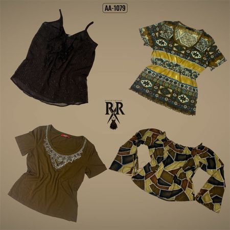 Y2k Earthy Mix Tops (AA-1079)