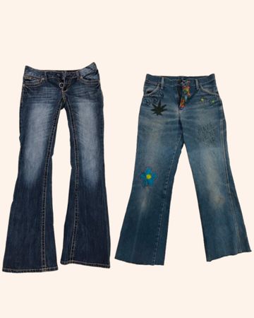 Y2K Flared Jeans (RSJ-114)