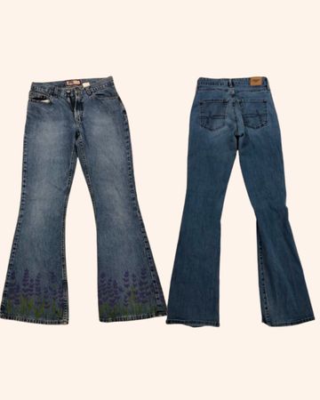 Y2K Flared Jeans (RSJ-115)