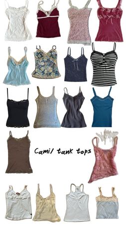 Y2K Satin Slips & Cami Tops - (29/06)