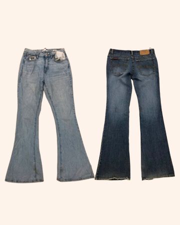 Y2K Flared Jeans (RSJ-124)