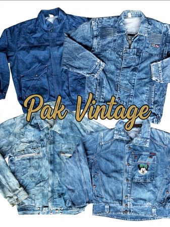Denim 80s 90s jacket 10 pieces