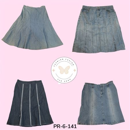 Classic Denim Long Skirt – Timeless Everyday Style (PR-6-141)