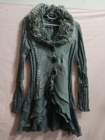 Sweater and Afghan coat