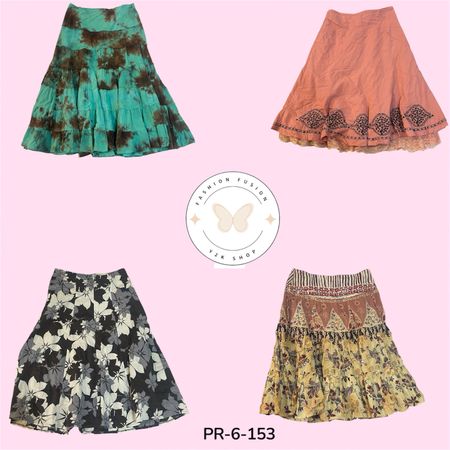 Lightweight Cotton Skirt – Breathable Summer Essential (PR-6-153)