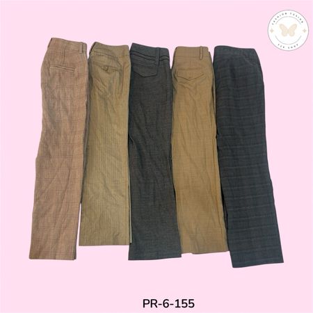 Vintage Style Poly Pants – Soft Flow Casual Wear (PR-6-155)
