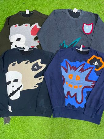Upcycled Adidas patchwork sweatshirt #33