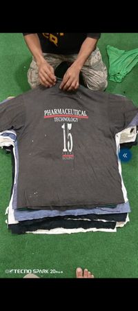 Custom handpick old vintage single stage t shirt 129 pcs