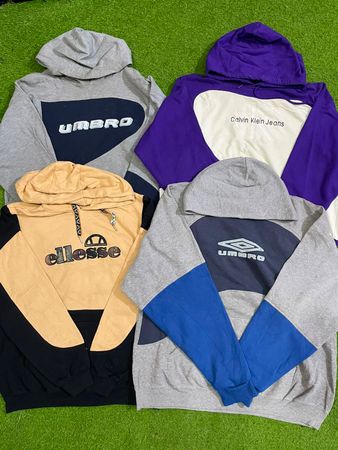 Upcycled Mixed branded sweatshirt hoodie #44