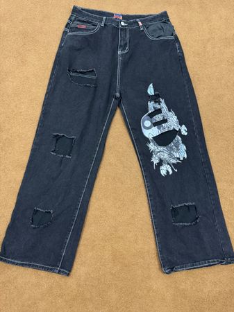 Old school hip-hop jeans