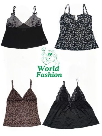 Y2k Mix and Animal print Cami top ( WF005)