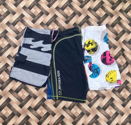 Quiksilver ,Billabong ,Oneill and Vans Surfwear swimming  shorts