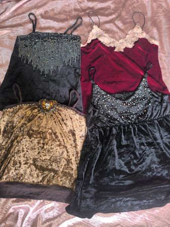 Y2K tops velvet