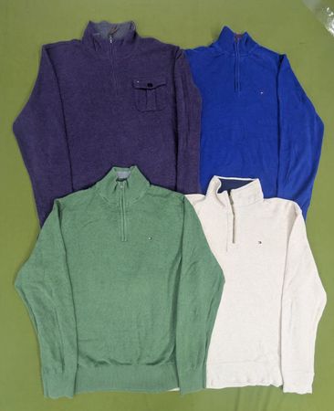 💥 RV3975 Tommy Hilfiger tricot à col zippé 1/4