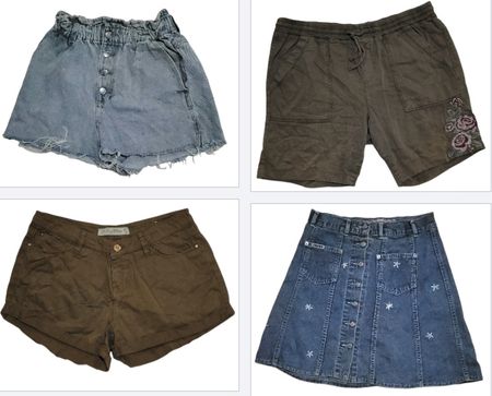 Summer breeze bundle mix Denim & jeans shorts and skirts.