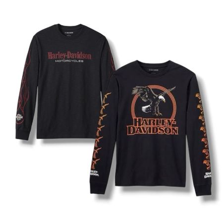 Harley Davidson man long sleeve T-Shirts