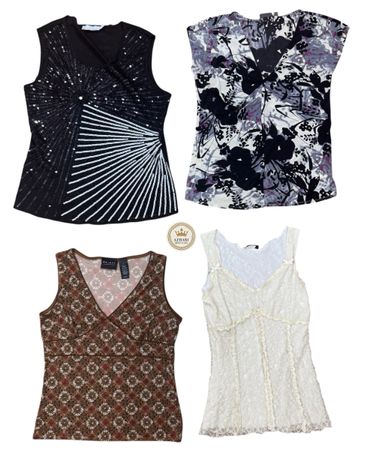 Y2K sheer Tops 15 pcs At 1134