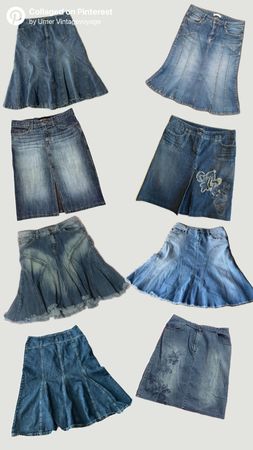 Y2K Denim Skirts e#28 - (30/06)