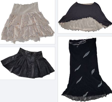Women's skirts collection y2k ,Floral & Streetwear mini to maxi 🔥