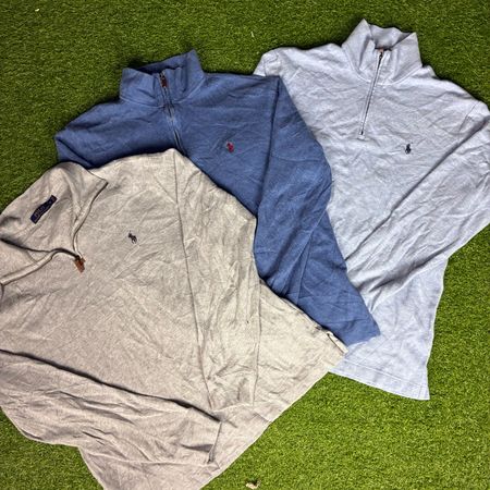 Ralph Lauren Quarter Zip Sweater (ZRS 56)