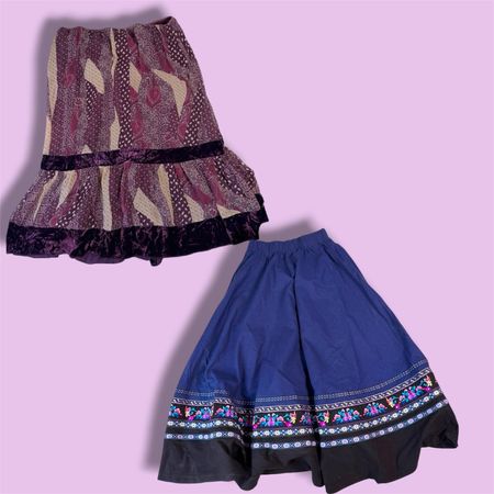 Flowy maxi skirts collection