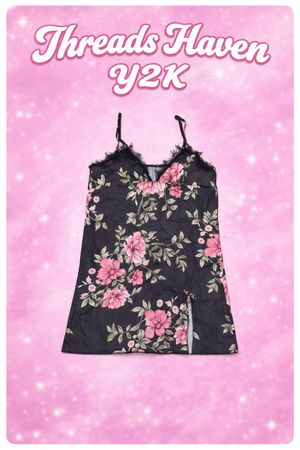 TH# 48 Y2K Printed Silk Dress Bundle | Floral & Abstract Satin Slip Dresses