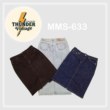 Unbranded Denim Midi And Maxi Skirt (Mms633)