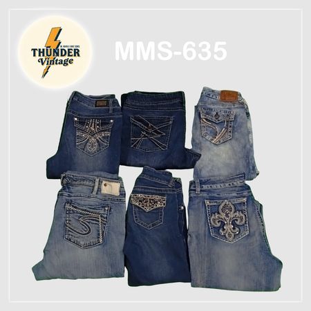 Y2K Bootcut And Flared Jeans (Mms635)