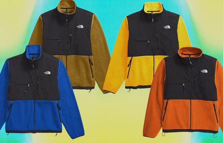 The North Face Fleece Jackets double colors