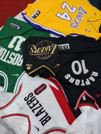 Mixed NBA Basketball Jerseys (Multiple Teams & Sizes Available)