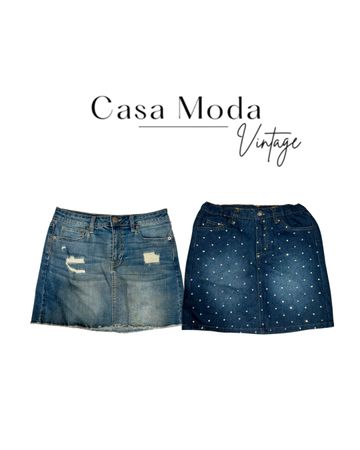 300626-1 Denim mini skirts 10 pcs